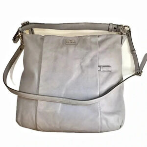 COACH Pebble Grey Madison Isabelle Leather Bag